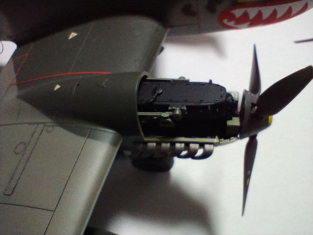 プラモデル完成機　1/48　メッサーシュミットBf110D-3