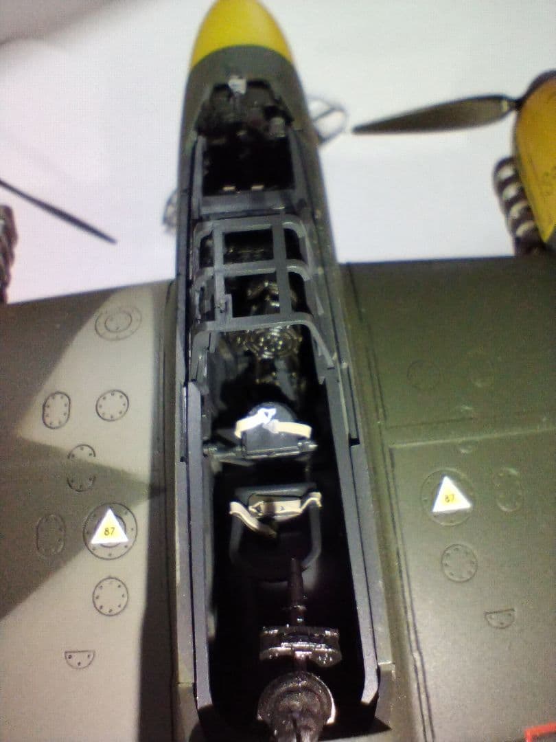 プラモデル完成機　1/48　メッサーシュミットBf110D-3