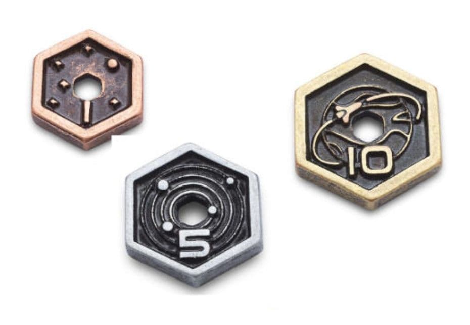 ボードゲーム「テラフォーミングマーズ」の金属製　メタル　セット