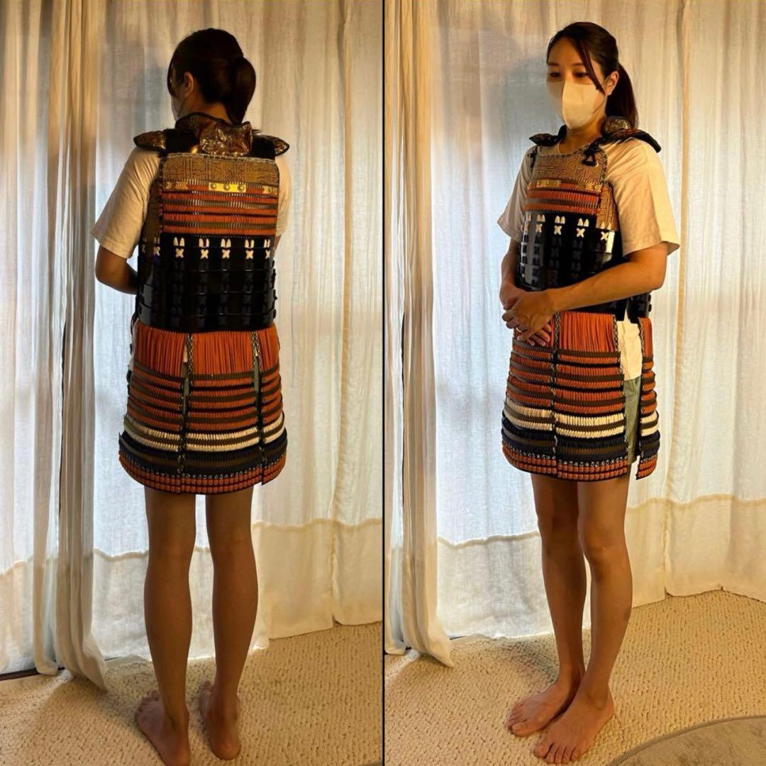 【陽菜(ハル)専用】丸武工房製【現代 甲冑 等身大】鉄地黒胴 当世具足 鎧 一式