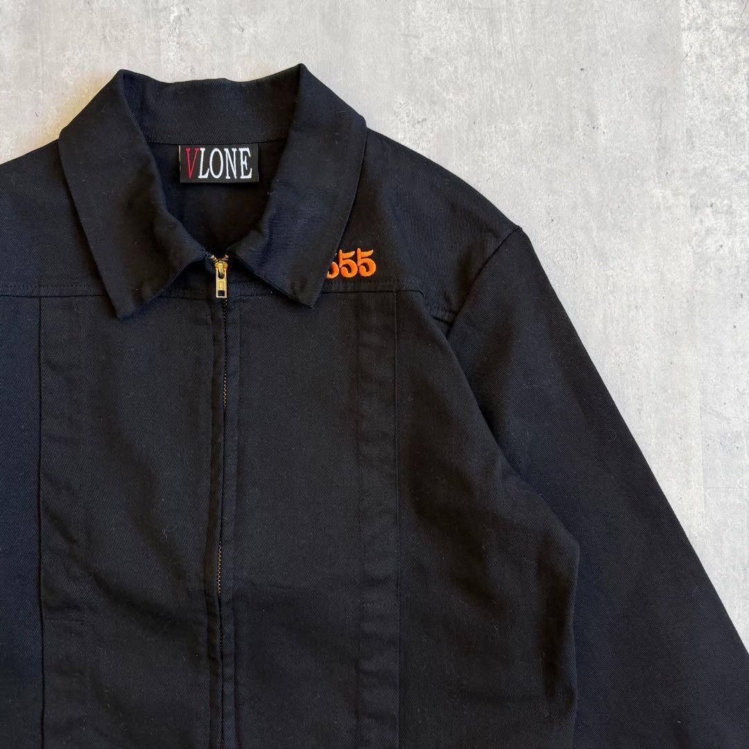 VLONE ヴィーロン Jail Jacket 55555刺繍 ブラック M