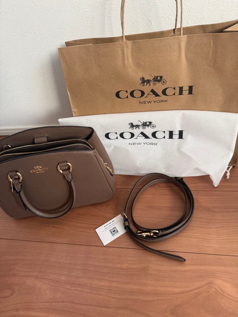 COACH サバンナスモール キャリーオールバッグ