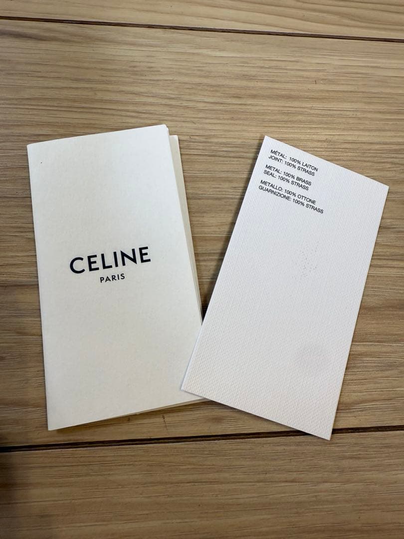 CELINE ゴールドピアス