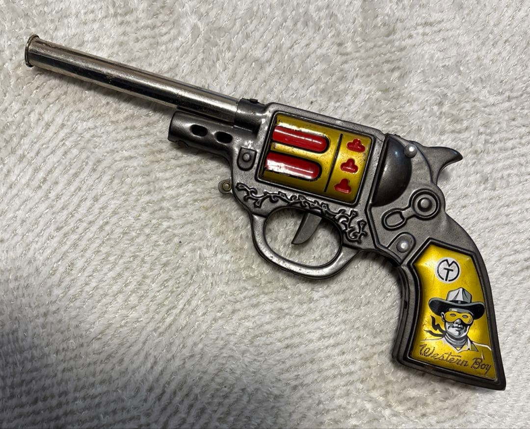 ブリキ製拳銃／ウエスタン・ボーイ 昭和レトロ　拳銃　ピストル