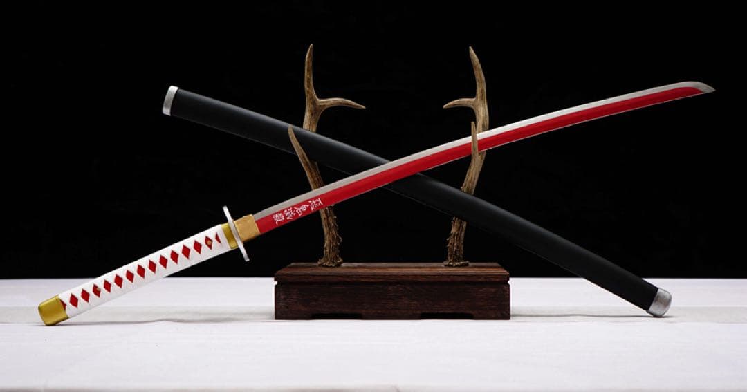 鬼滅の刃-粟花落 模造刀 居合刀 武士道 ロールプレイ 手鍛造打 cosplay