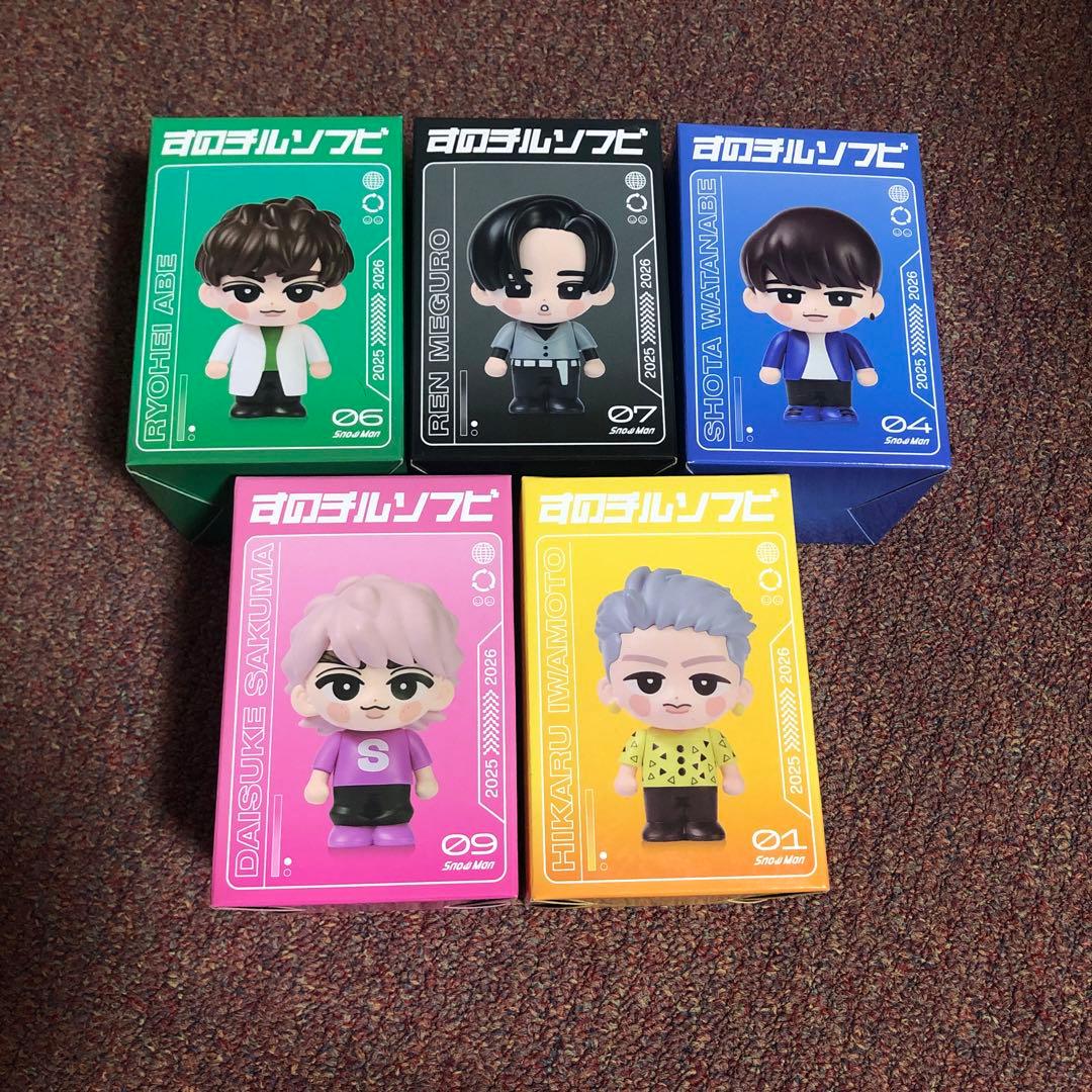 Man すのチルソフビ５体