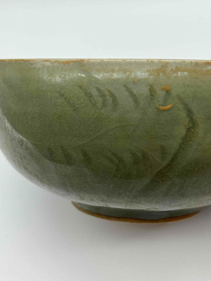 元時代から明時代　青磁　龍泉窯茶碗　大鉢 青磁茶碗　越州窯 唐物(D-65)