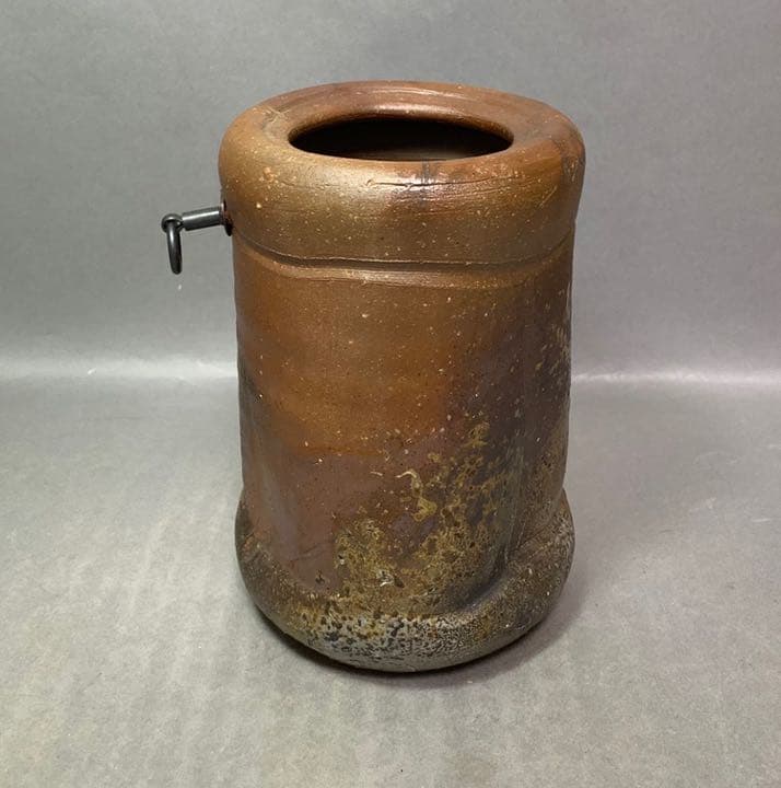 茶道具　印部　旅枕掛花入　伊勢崎満