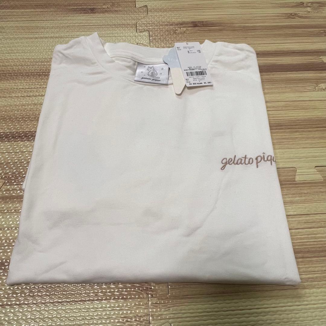 gelato pique ジェラピケ ボーダー ルームウェア 上下 猫 ロンT