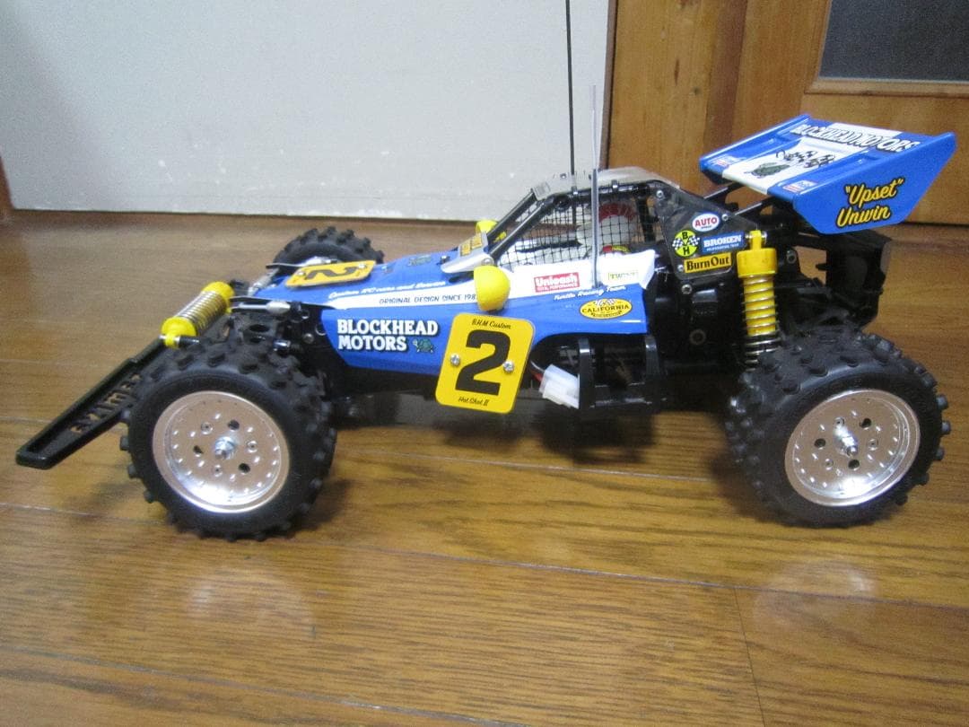 そうけんパパ 新品1/10タミヤホットショットⅡブロックヘッドモータース
