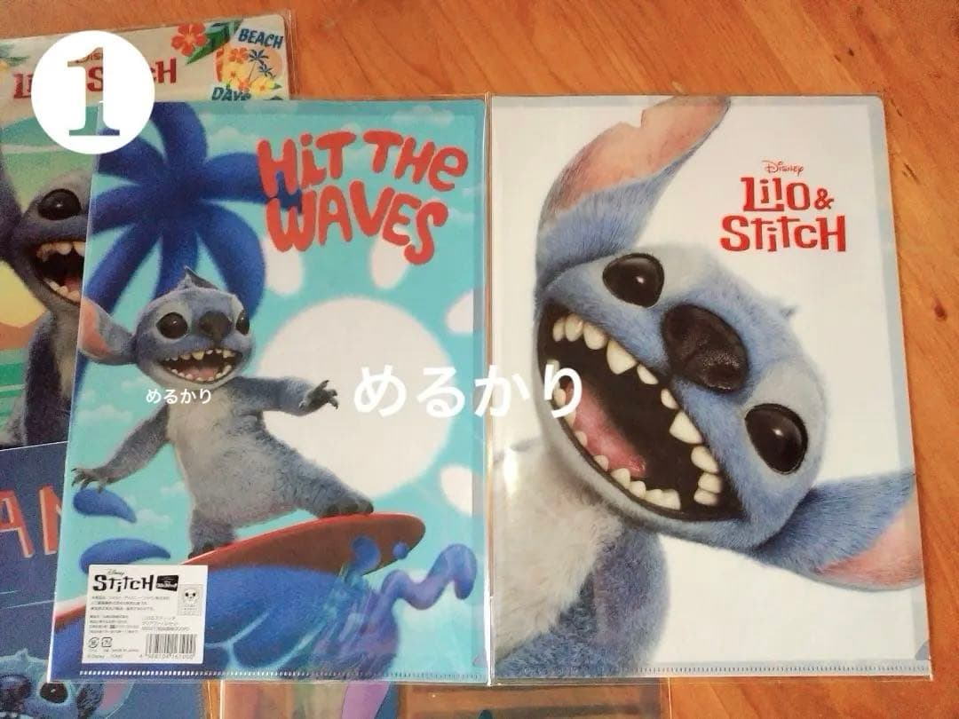 映画　リロ&スティッチ　クリアファイル　セット　スティッチ　劇場版　グッズ