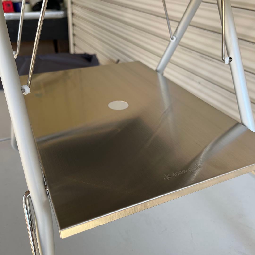 【美品】 peak TAKIBI Myテーブル ステンレストレイ付