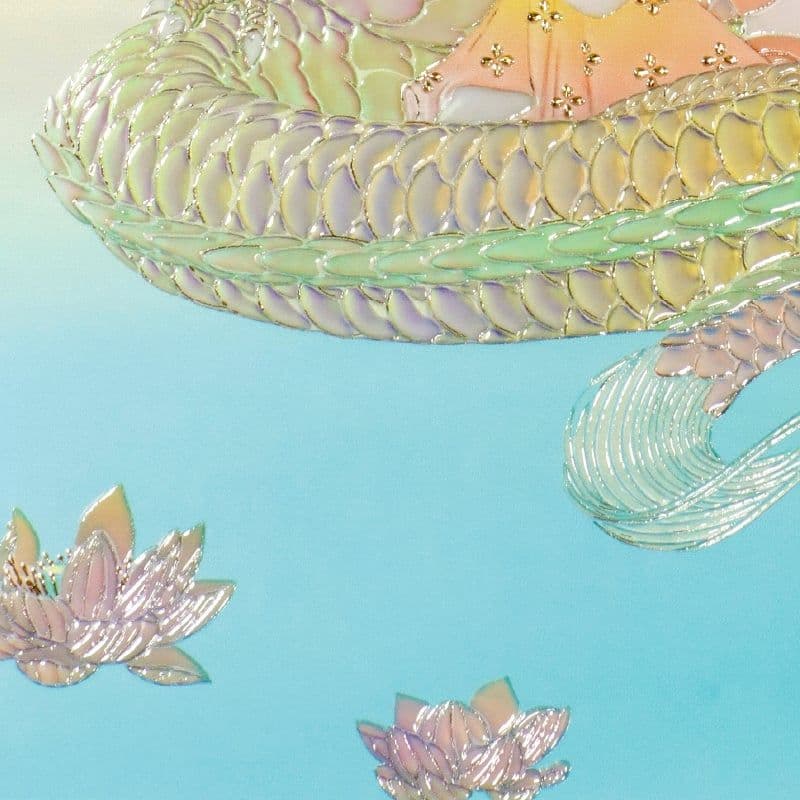 草場一壽/艶金盛り「大好き」額付き