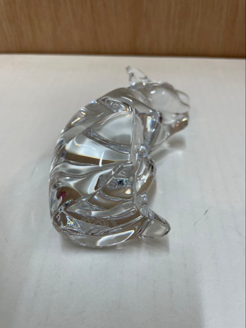 バカラ ネズミのクリスタル オブジェ