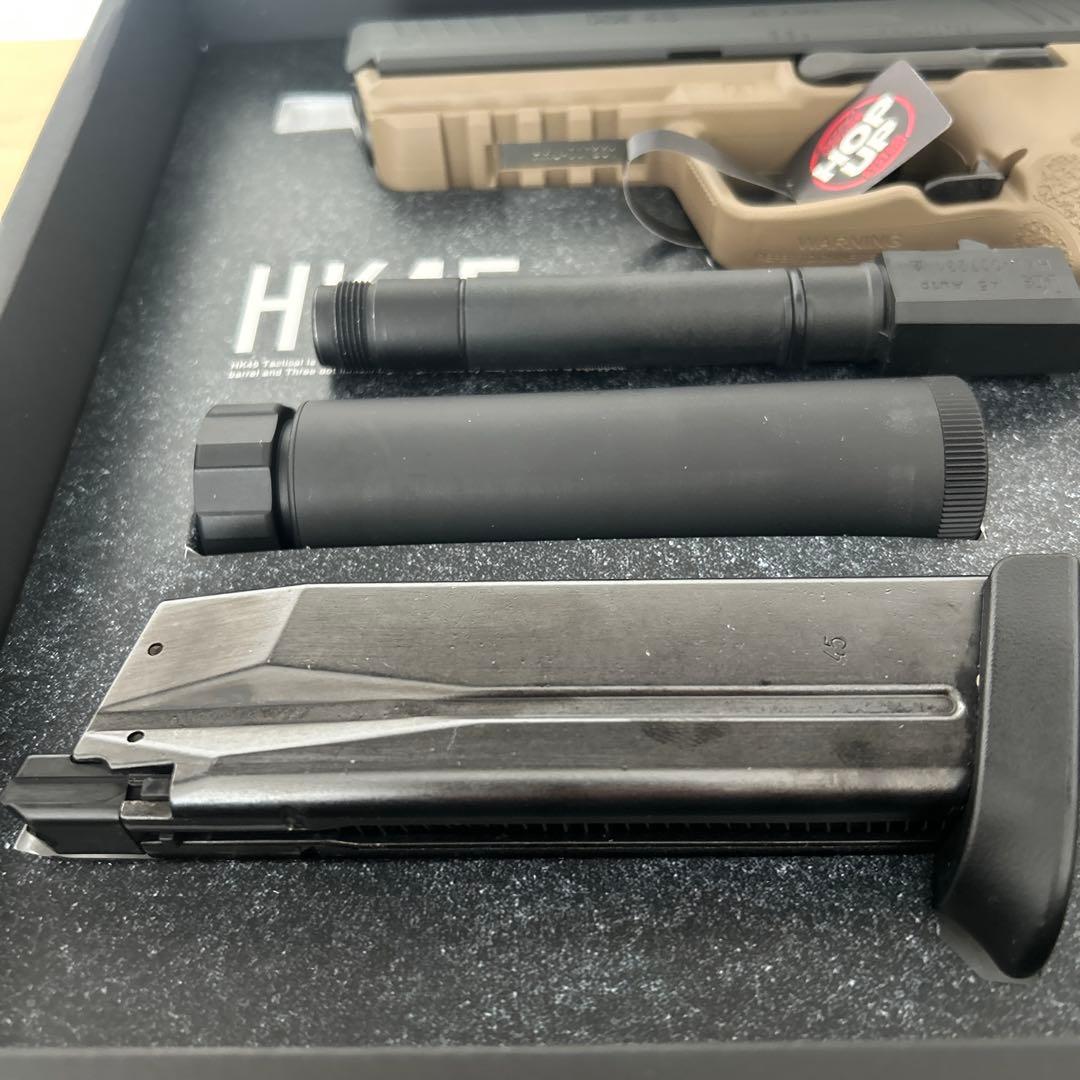 【室内試し撃ちのみ】 マルイ　HK45 Tactical ガスガン