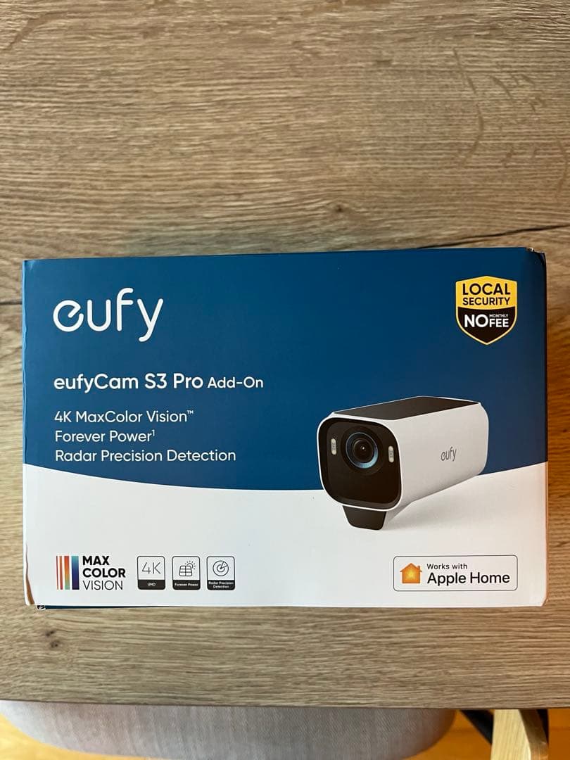 Eufy eufyCam S3 Pro 増設用カメラ 1つ