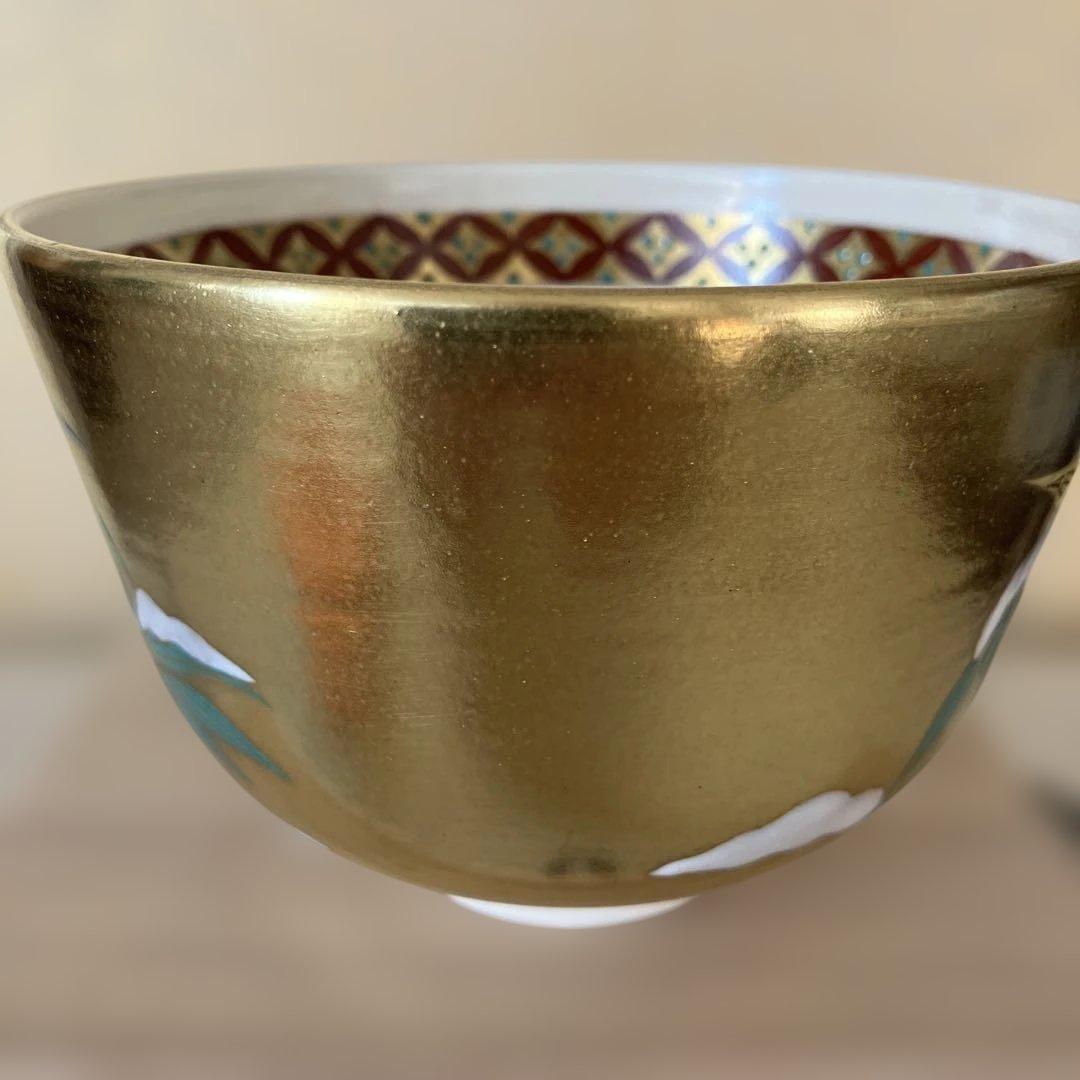 茶道具 抹茶碗 加藤如水作 共箱 共布