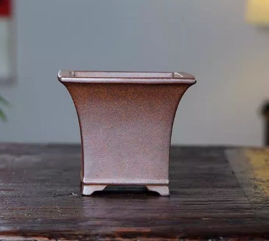宜興紫砂鉢 四方盆 盆栽鉢 植木鉢 小品盆栽鉢 大品盆栽鉢