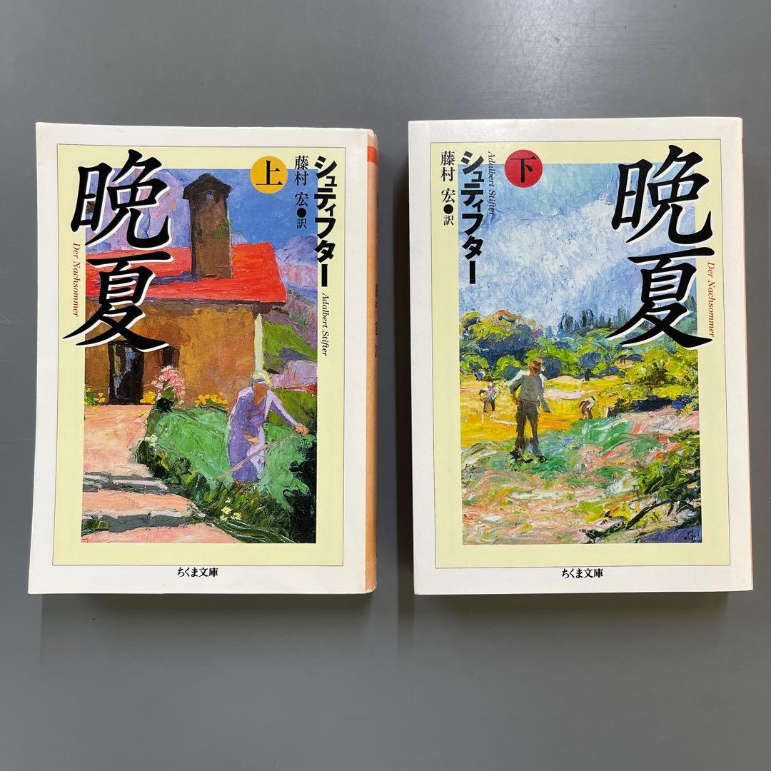 〈希少〉晩夏 上下巻セット シュティフター藤村宏訳