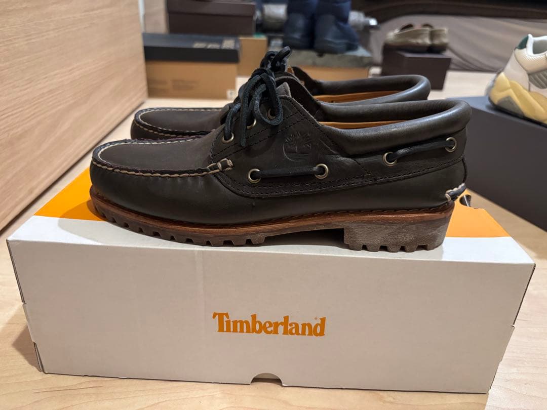 Timberland デッキシューズ　カーキ　グリーン