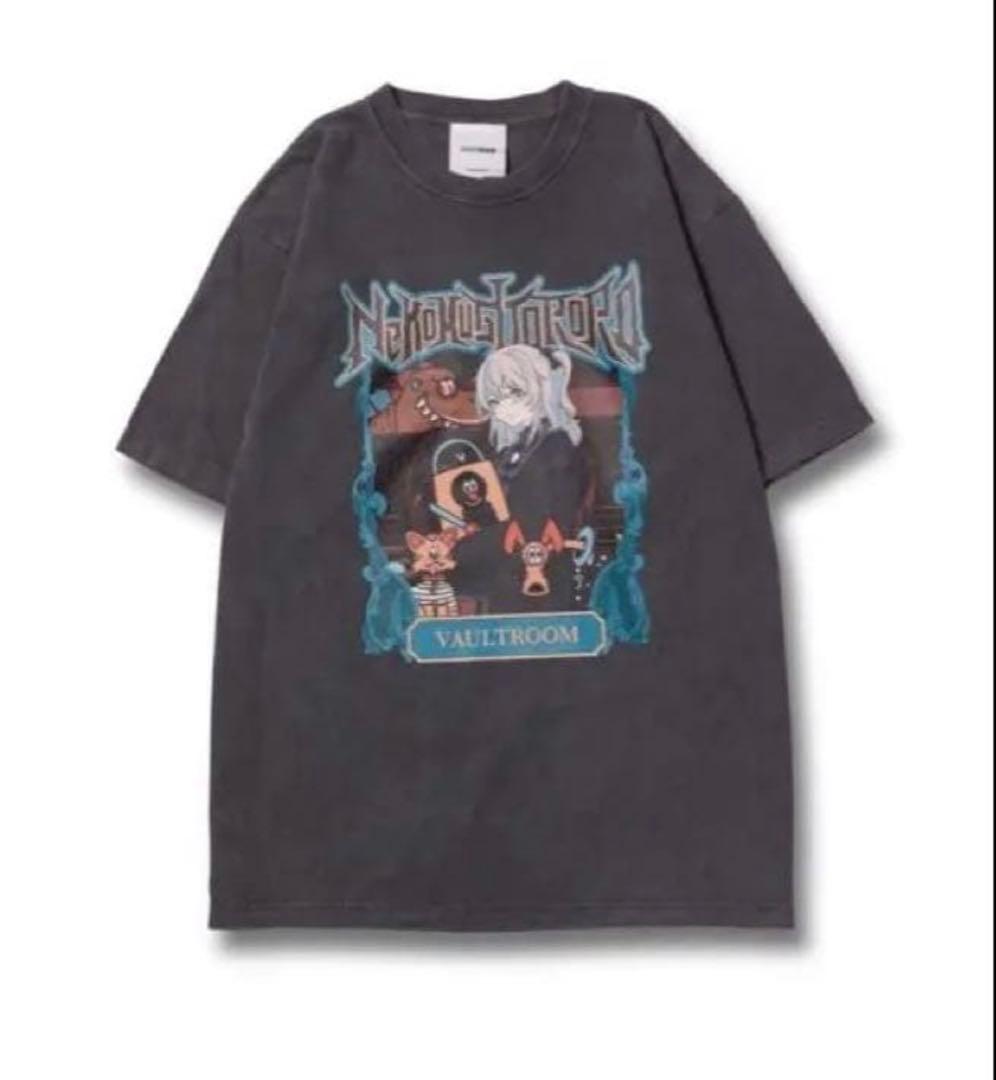 vaultroom VR × TORORO TEE / CHARCOAL L