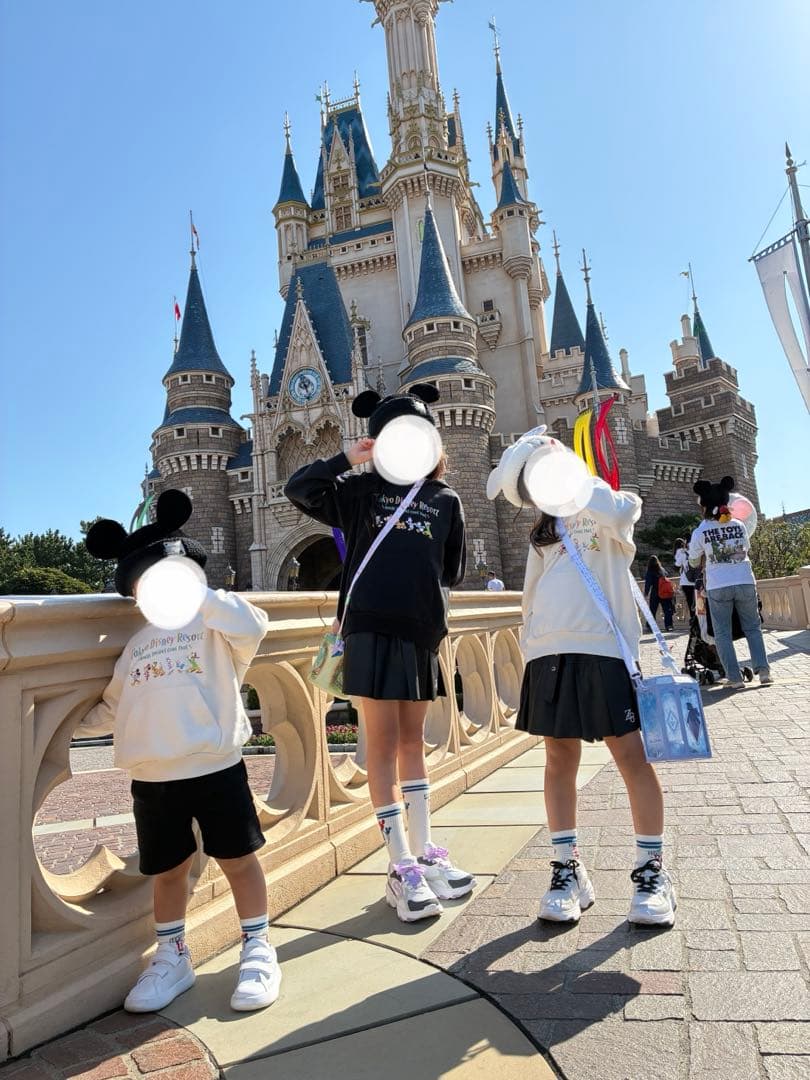 ディズニーリゾート公式　トレーナー　帽子　お揃い　兄弟　姉妹