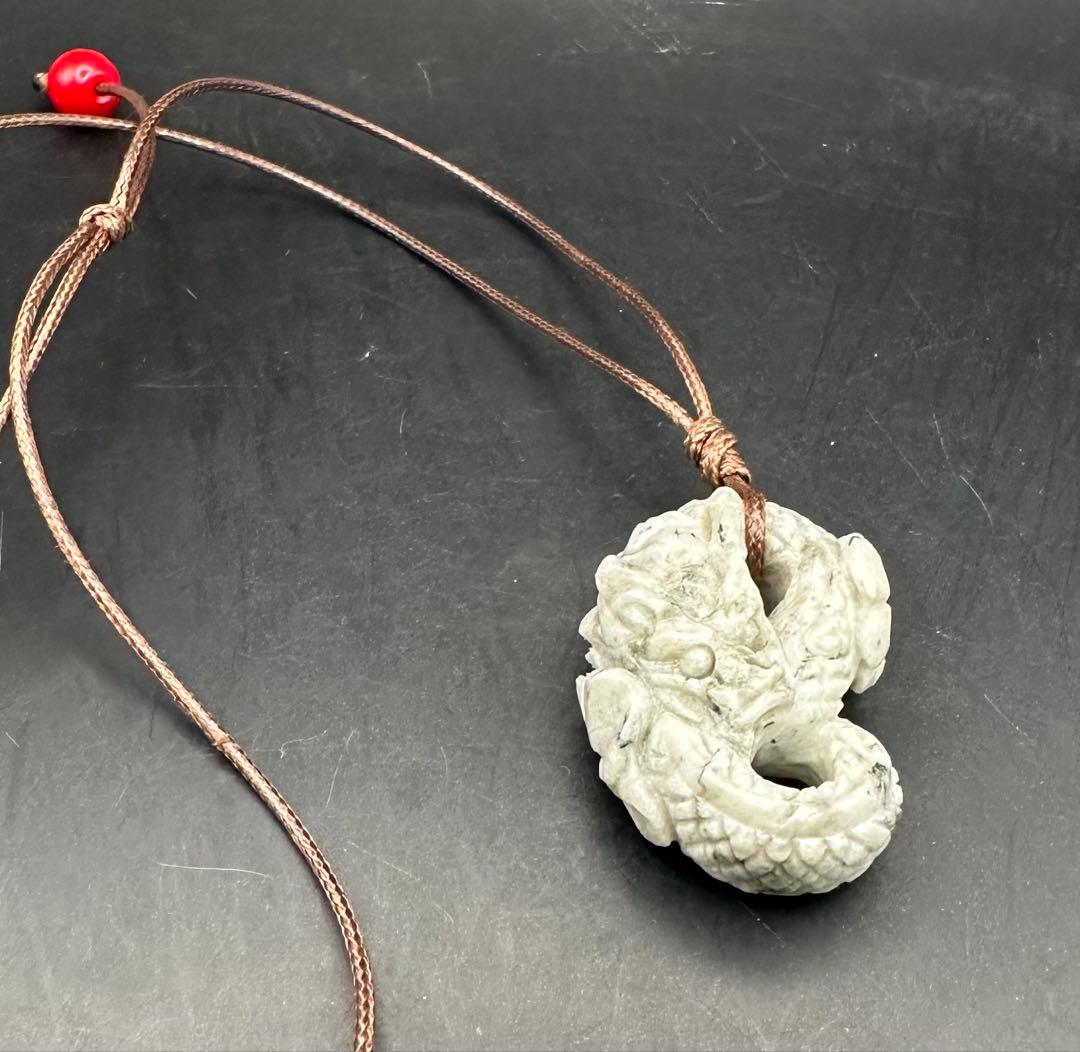 2025.3.28桜花神龍御守り　糸魚川花翡翠