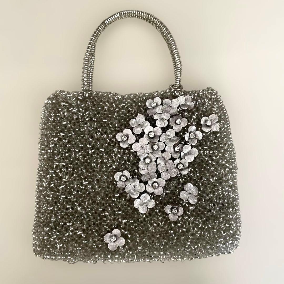 アンテプリマANTEPRIMA ワイヤーバッグ スワロフスキーフラワーモチーフ