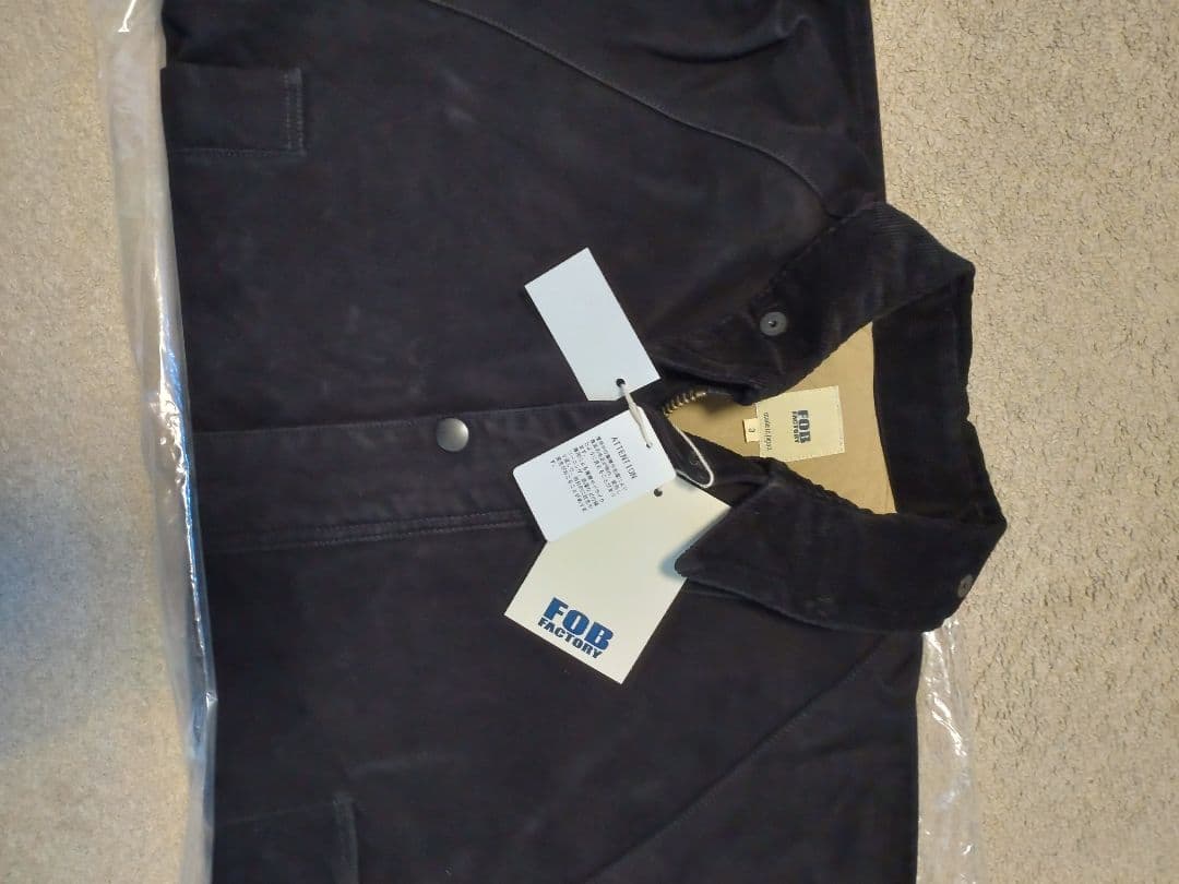 F.O.B FACTORY ブラック ライディングジャケット