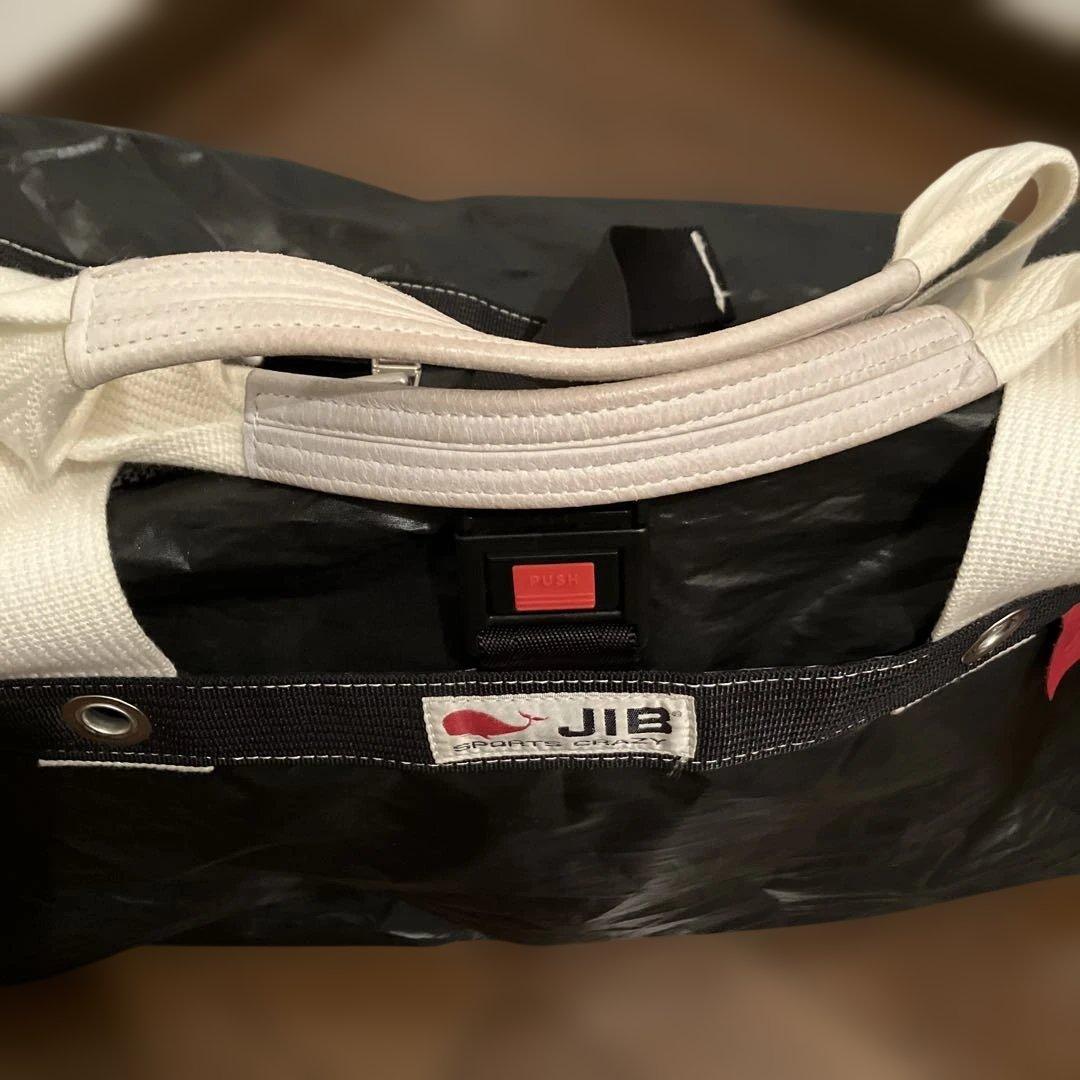 JIBダッフルバック　ラージサイズ　ブラック　白ハンドル　レア　希少