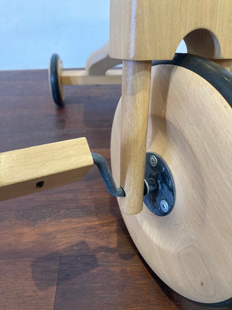 ボーネルンド　三輪車　ペダル有り　木製　室内　中古