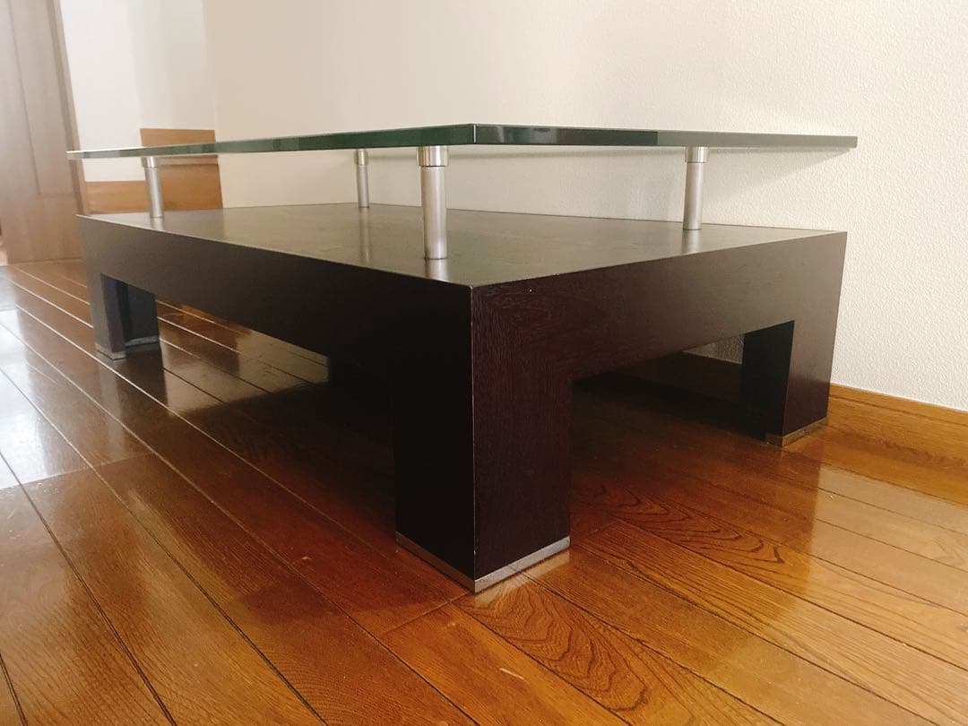 ⭐️本当に最終値下げ⭐️クラスティーナ SOLIDUS ガラスセンターテーブル