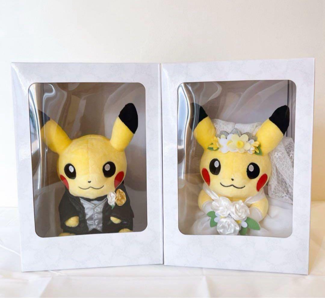 新品　ピカチュウ ぬいぐるみ ウェディング 洋装セット