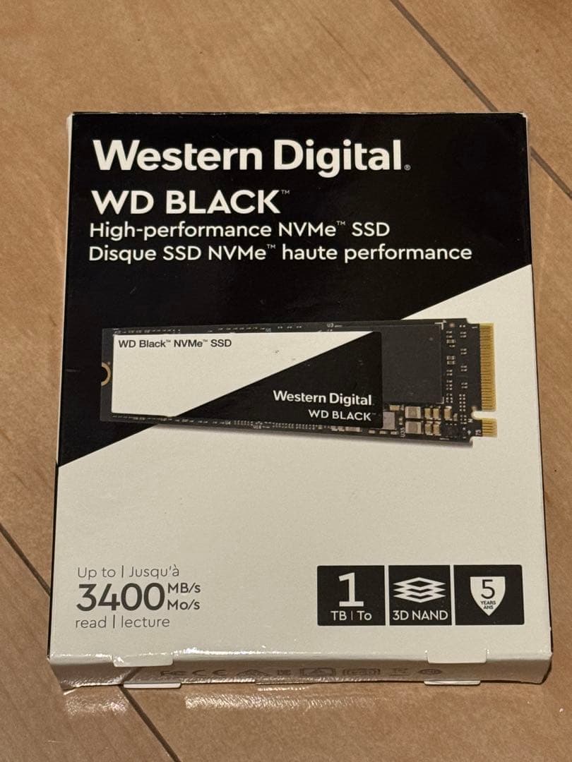 内蔵型SSD WD NVMe BLACK WDS100T2X0C 1TB
