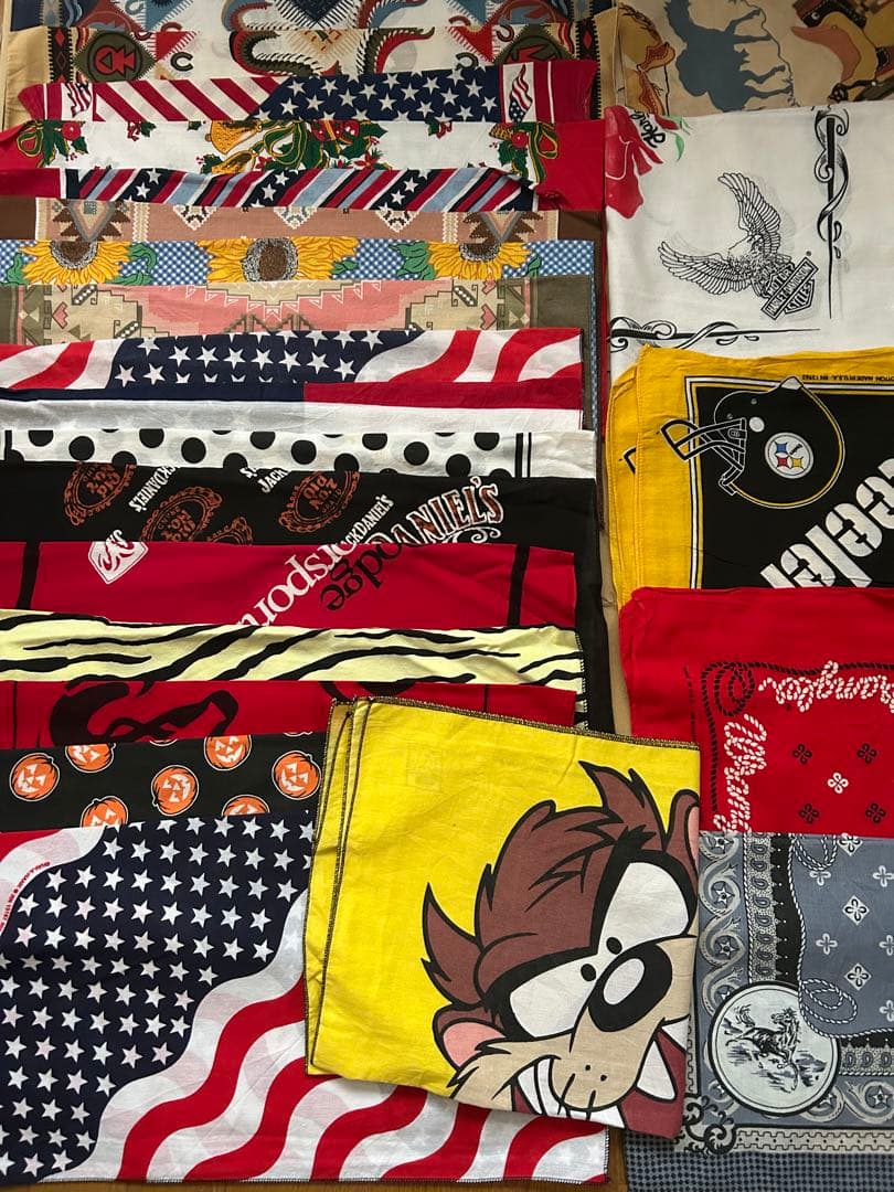 jmrx67さん専用 80s 90s アメリカ製バンダナ 40枚セット K&P