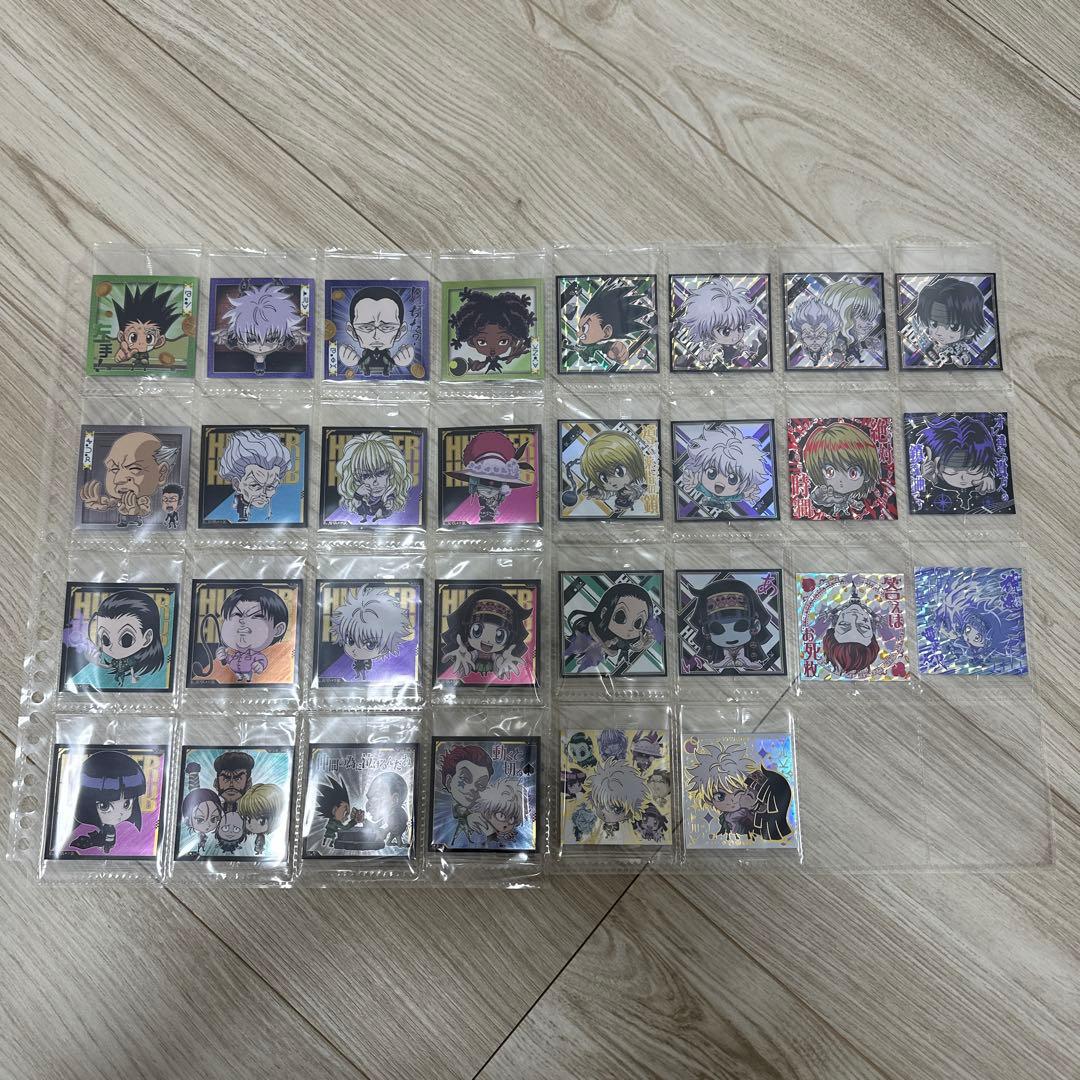ハンターハンター　シール　ウエハース　1〜5フルコンプ　6 8