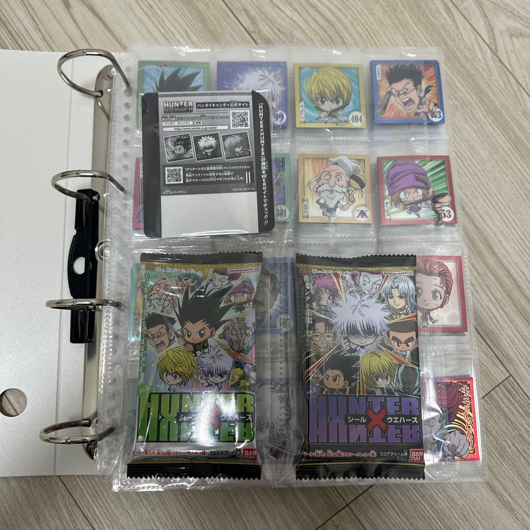 ハンターハンター　シール　ウエハース　1〜5フルコンプ　6 8
