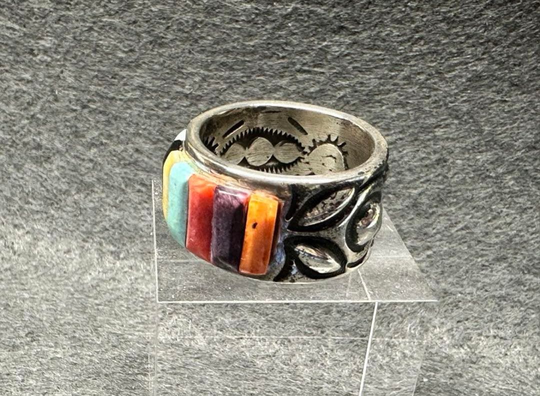 キ*)様 RAY ADAKAI レイアダカイ リング 18号 ナバホ族