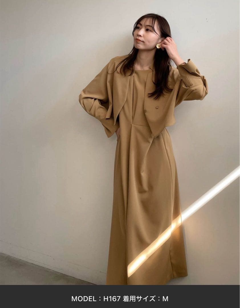 【最終値下げ】Ameri VINTAGEオケージョンワンピース セットアップ