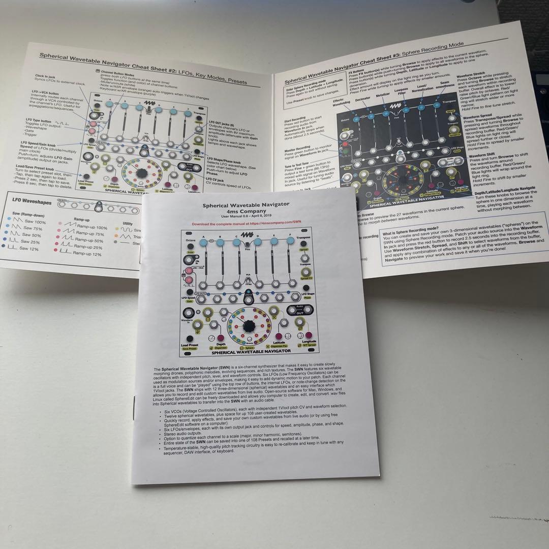 鍵盤楽器 4ms Spherical Wavetable Navigator