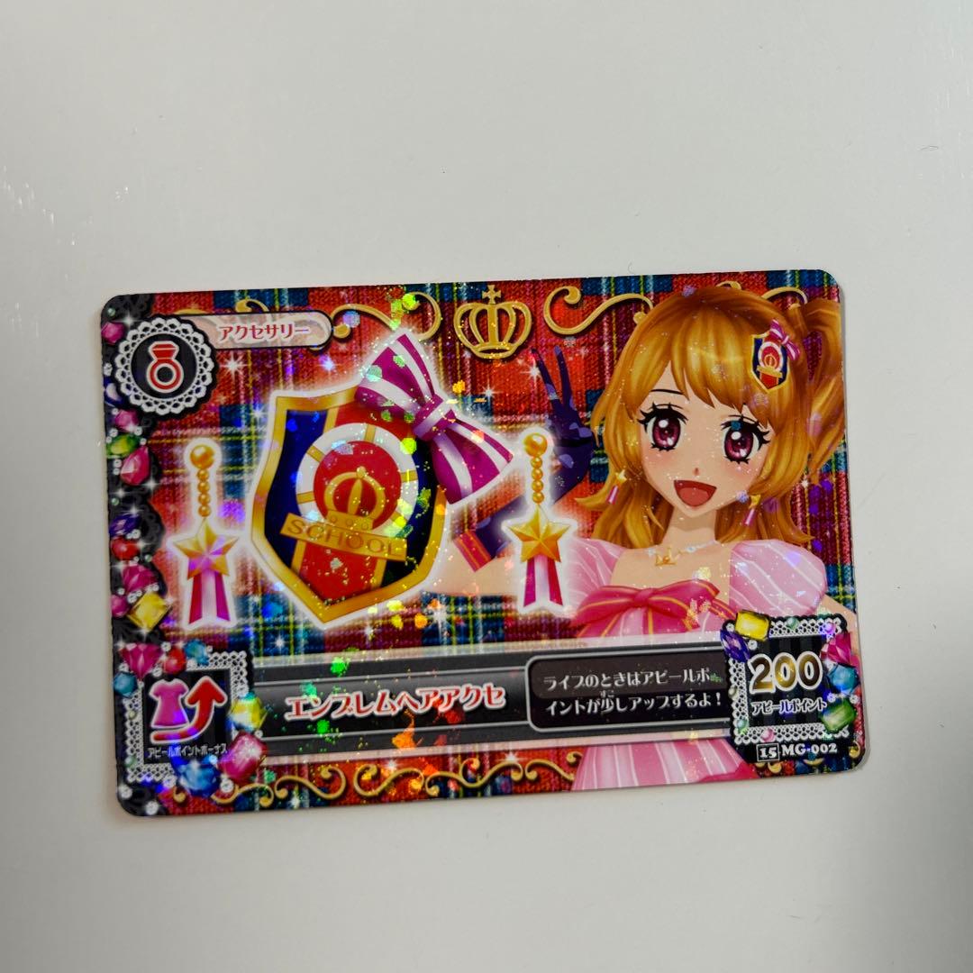 アイカツカード 【MG】エンブレムヘアアクセ