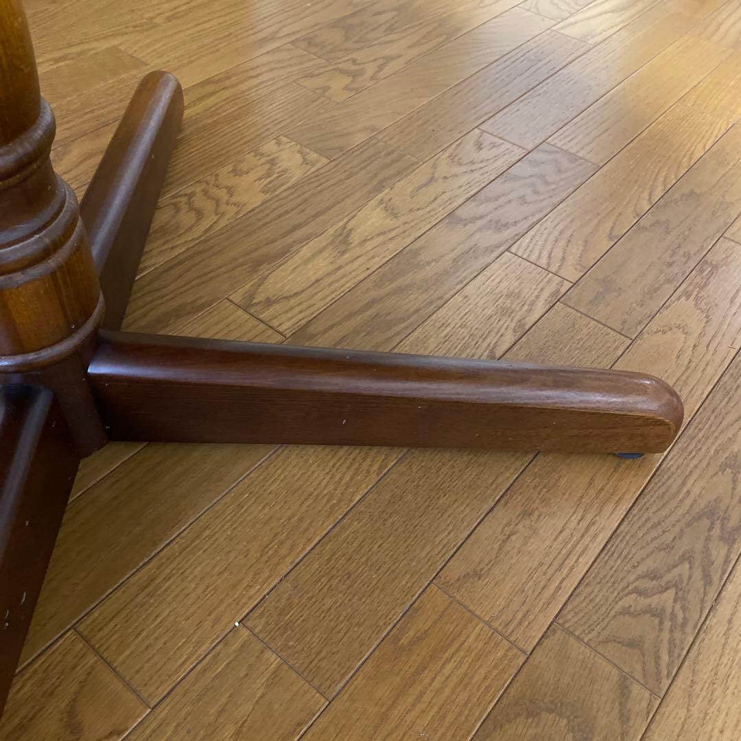 飛騨産業 キツツキマーク ダイニングテーブル ラウンド