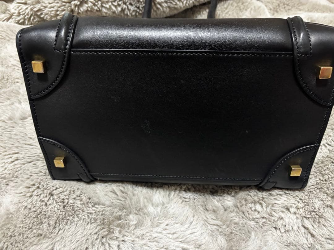 在庫処分　セリーヌ　ラゲージ　ミニショッパー　ブラック