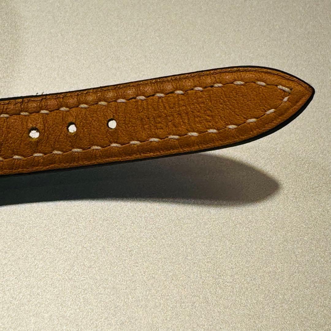 【未使用保管品】エルメス　Hウォッチ　ロング　レザーベルト　尾錠付き