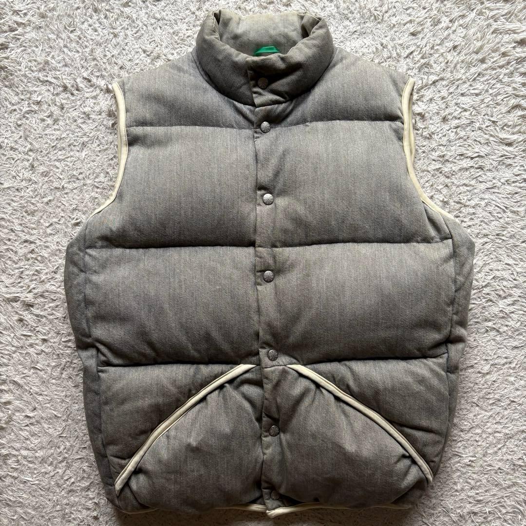 ★麻混★ TOKYO HEMP CONNECTION デニム ダウン ベスト
