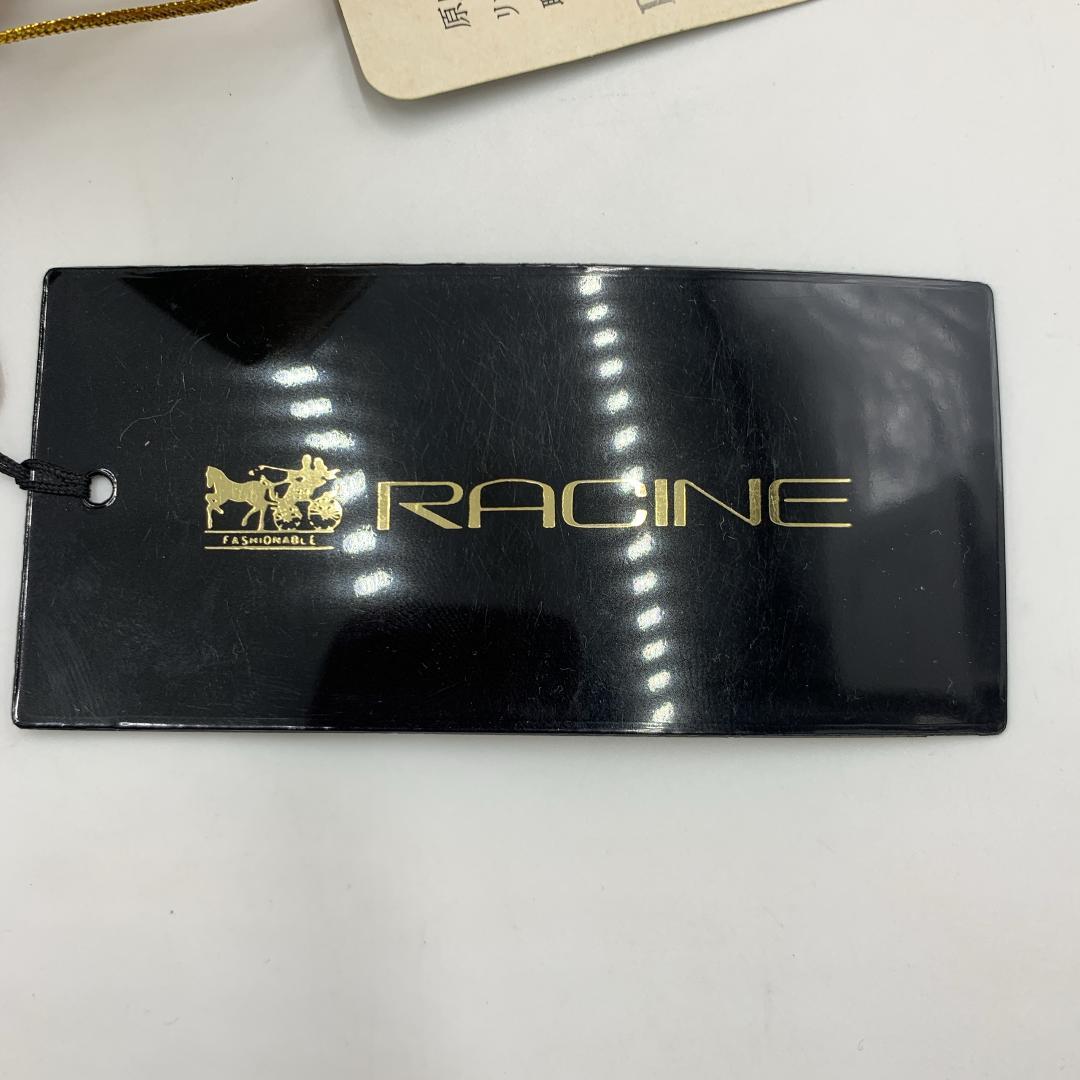 未使用品 RACINE オーストリッチ ハンドバッグ クイルマーク エキゾチック