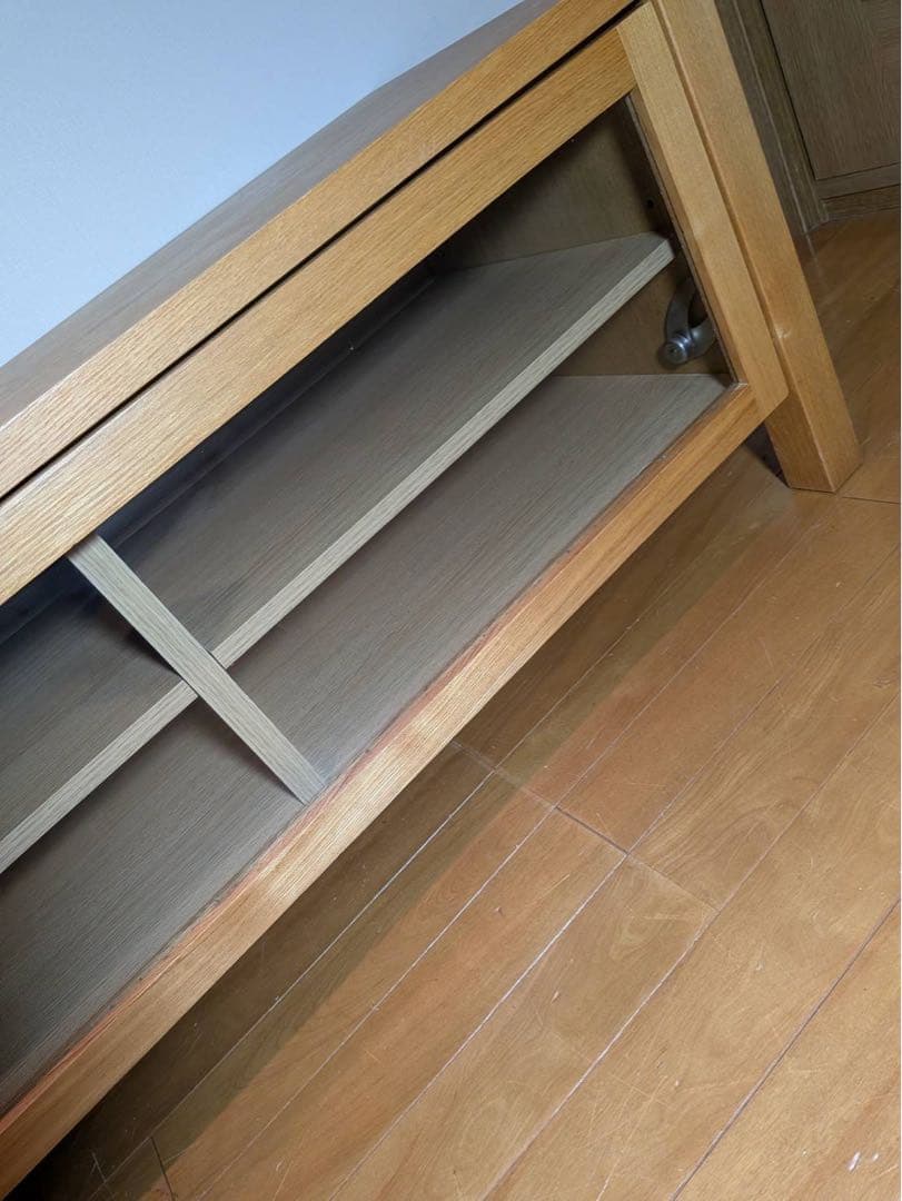 ■送料込■無印良品 木製テレビボード 棚 収納 木製家具 TV台 廃盤家具