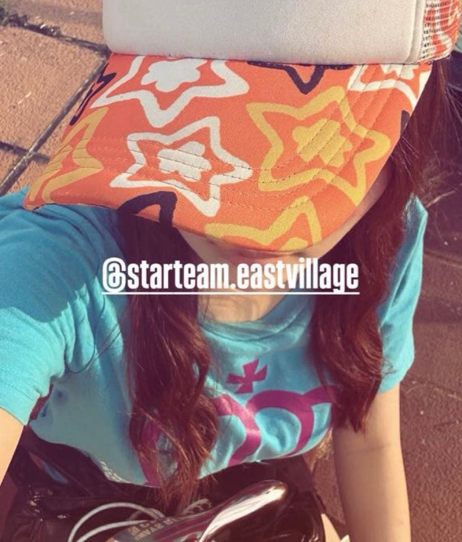 希少 スターチーム starteam キャップ オレンジ