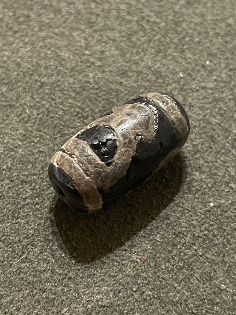 古代天珠　財神天珠　瑪瑙