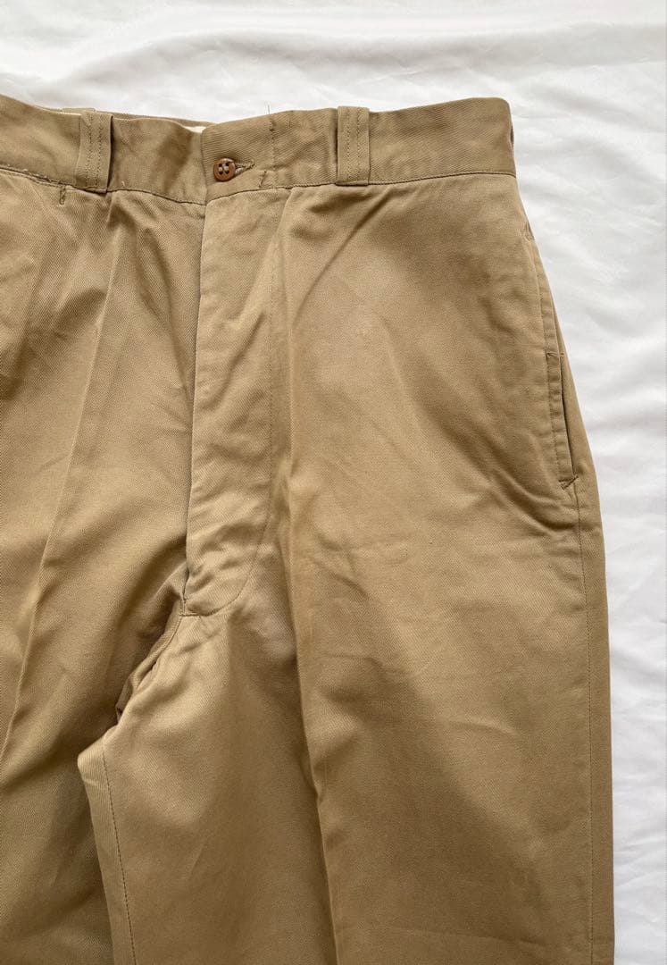 K*6様 50's US Army M-52 Chino Trousers W3